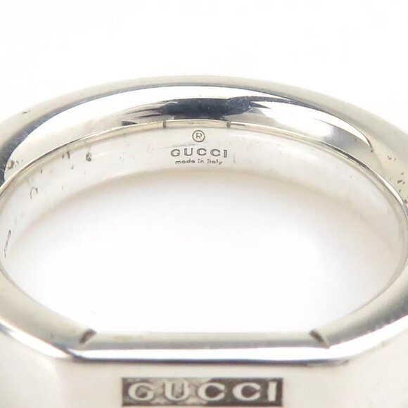Auth GUCCI Ring Silver 925 - 55970a - Picture 3 of 16
